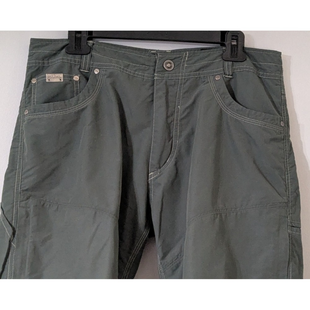 KÜHL Liberator Convertible Stealth Pants Men's 34x30 Zip Off Hiking Cargo Trail